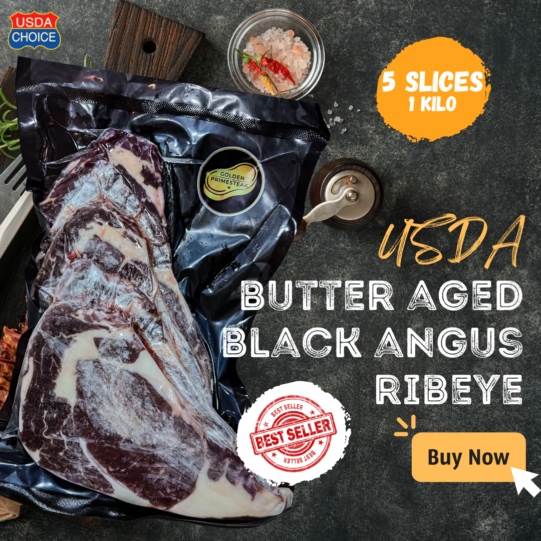 USDA Butter Aged Black Angus Ribeye (Frozen)