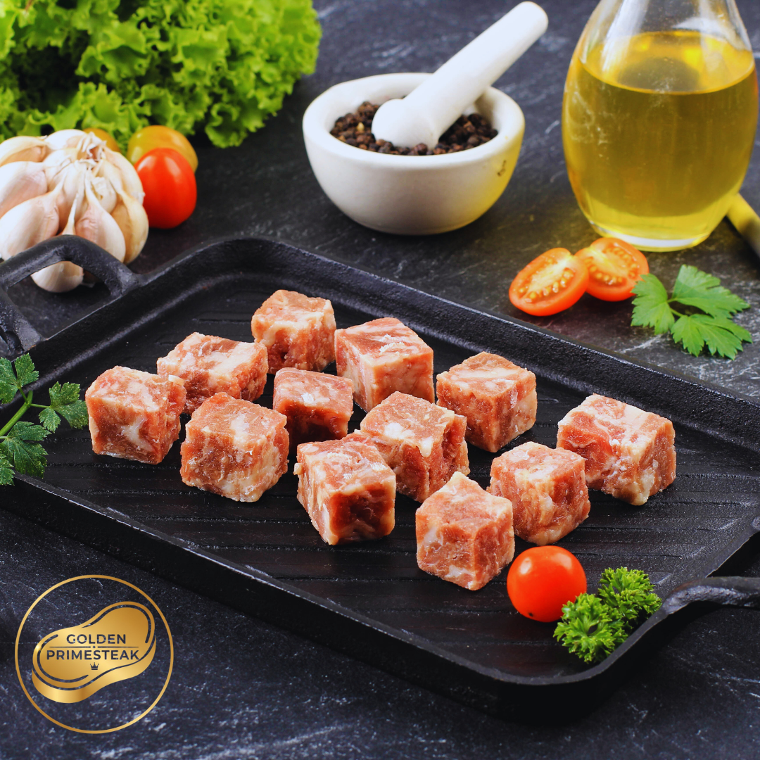 Japanese Saikoro Wagyu Cubes (Frozen)